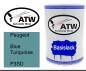 Preview: Peugeot, Blue Turquoise, P3SD: 500ml Lackdose, von ATW Autoteile West.